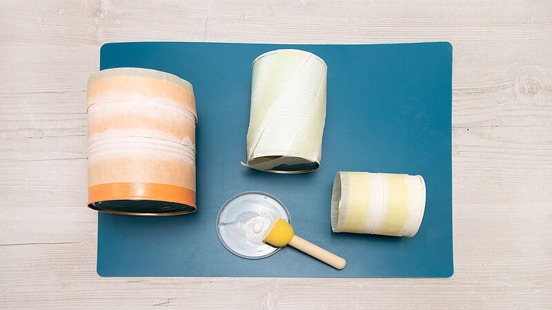 Dosen als Vasen - Schritt 4