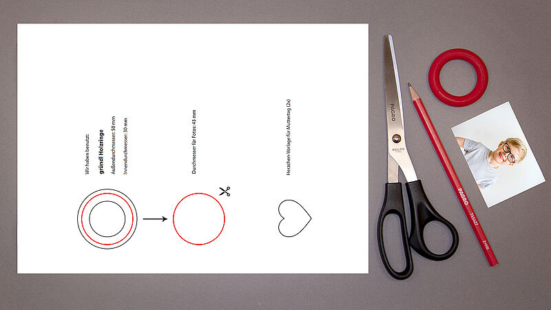Herziger Fotokranz - Schritt 2