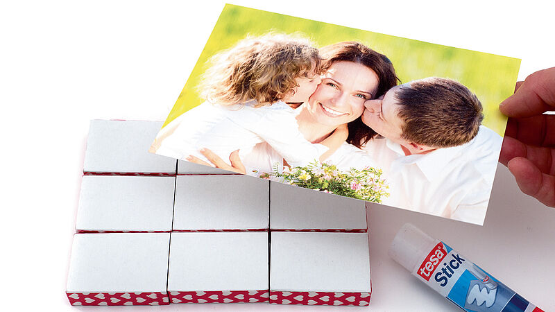 Muttertags-Fotopuzzle - Schritt 2