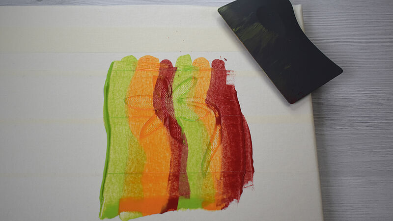 Squeegee-Painting-Bild - Schritt 5