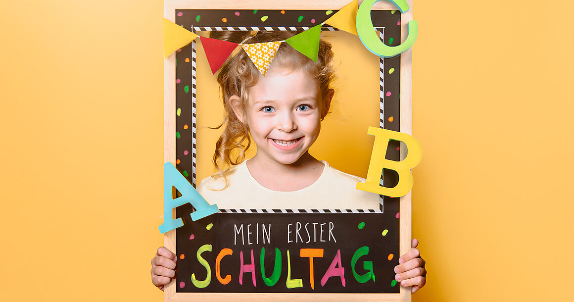 Fotorahmen zum Schulstart