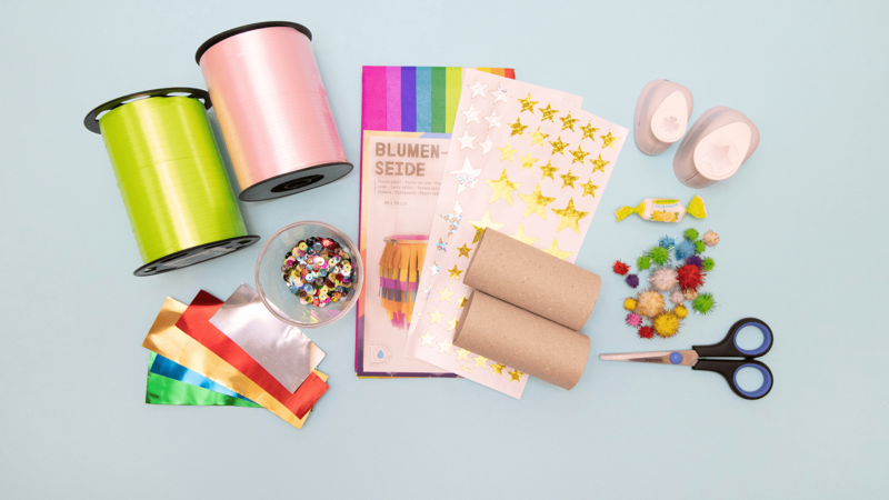 Silvester-Knallbonbon - Material