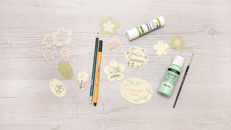 Dosen als Vasen - Schritt 7