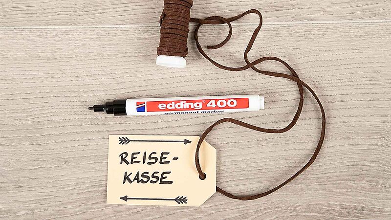 Wir sparen auf die nächste Reise - Bastelanleitung