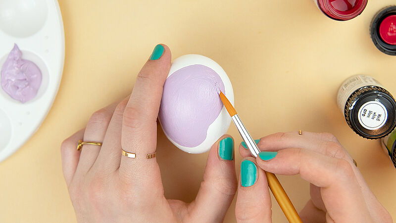 Line Art Eier - Schritt 2