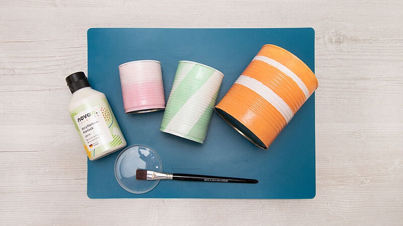 Dosen als Vasen - Schritt 5