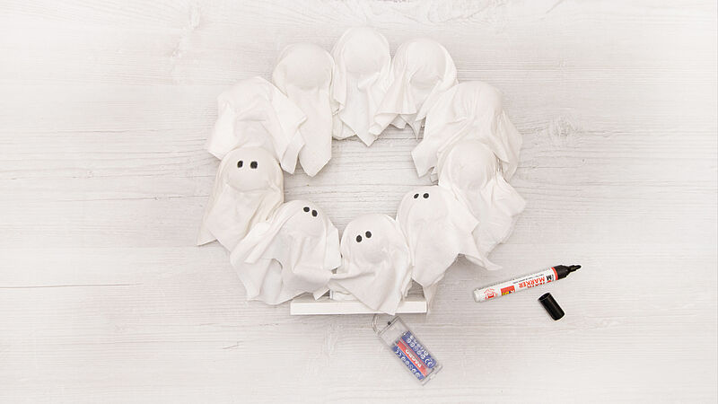 Halloween Geisterkranz - Bild 8