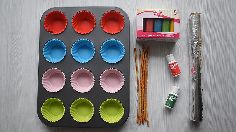 Material für Cupcakes