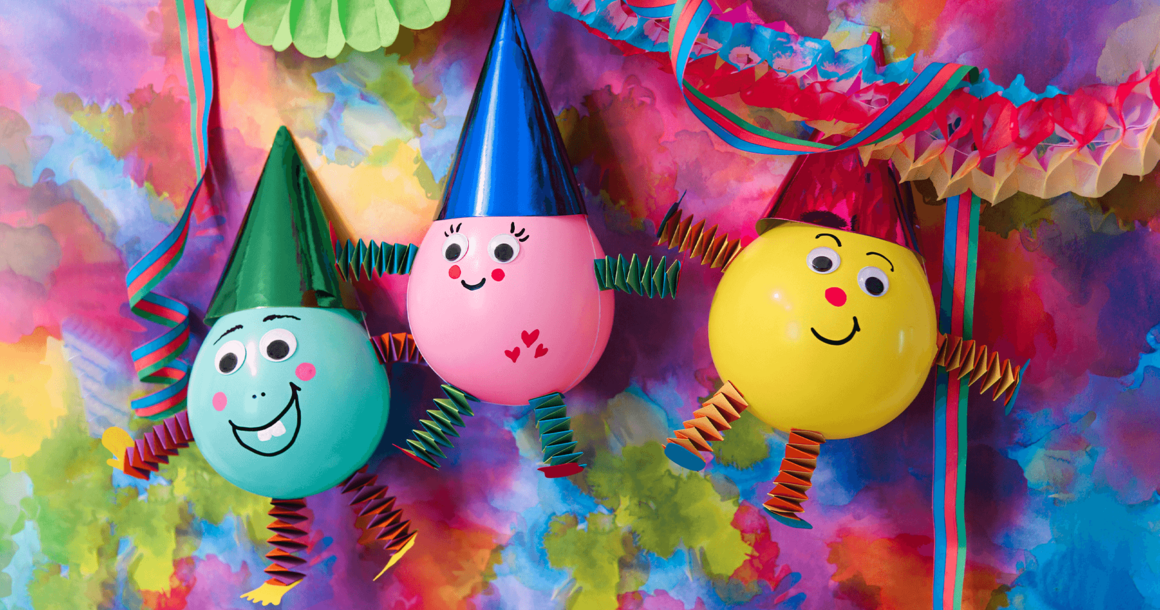 Männchen aus Ballons