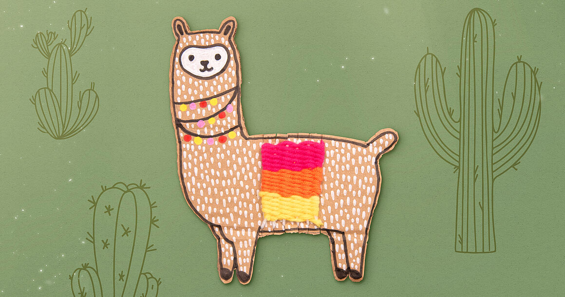 Lustiges Webe-Lama