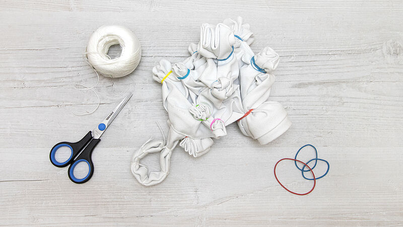 Shibori-Shopper - Schritt 1