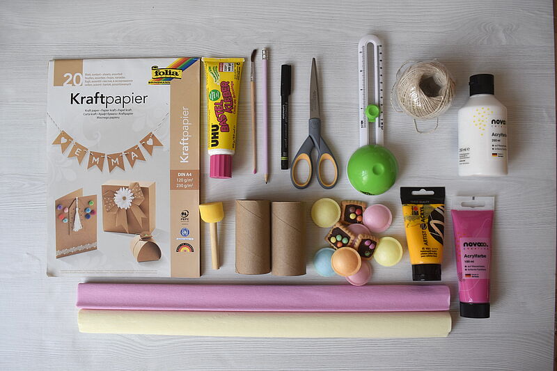 Mini-Schultüte - Material
