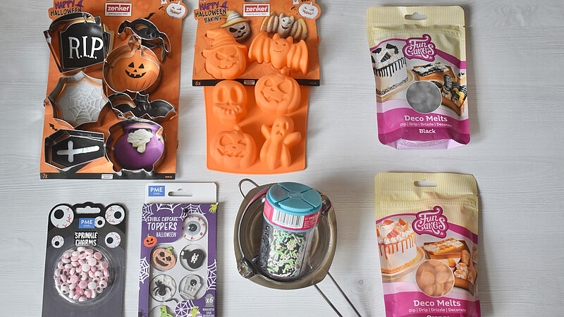 Halloween-Kuchen - Material
