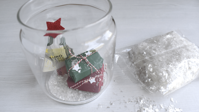 Winterwunderland im Glas - Schritt 6
