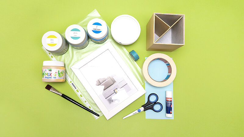 Vatertag Stiftehalter & Bild - Material