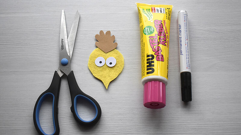 Filzgemüse - Schritt 5