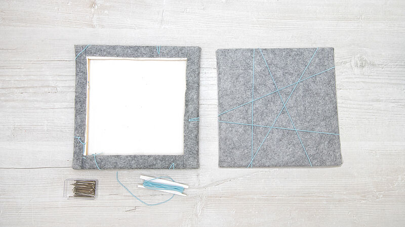 Ordnungshelfer aus Keilrahmen - Schritt 9