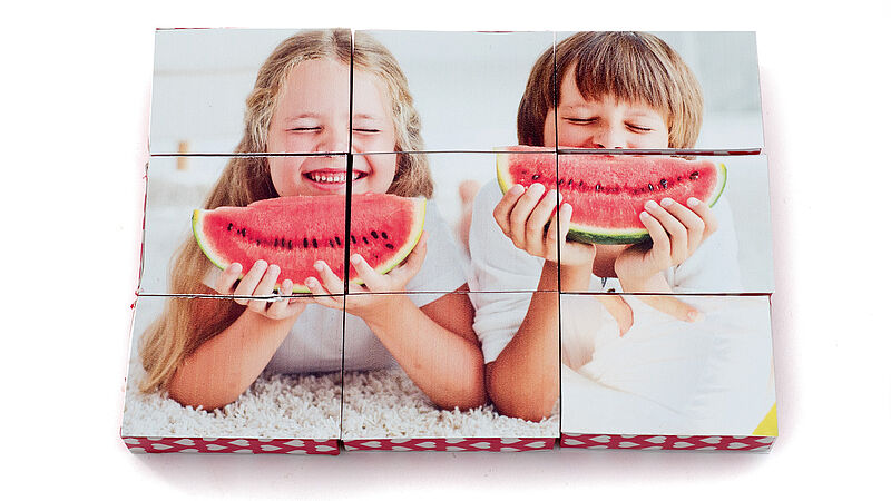 Muttertags-Fotopuzzle - Schritt 4