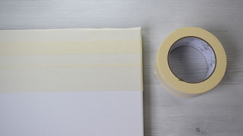 Squeegee-Painting-Bild - Schritt 1