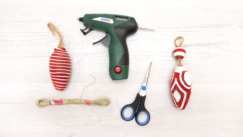Makramee-Christbaumschmuck - Schritt 8