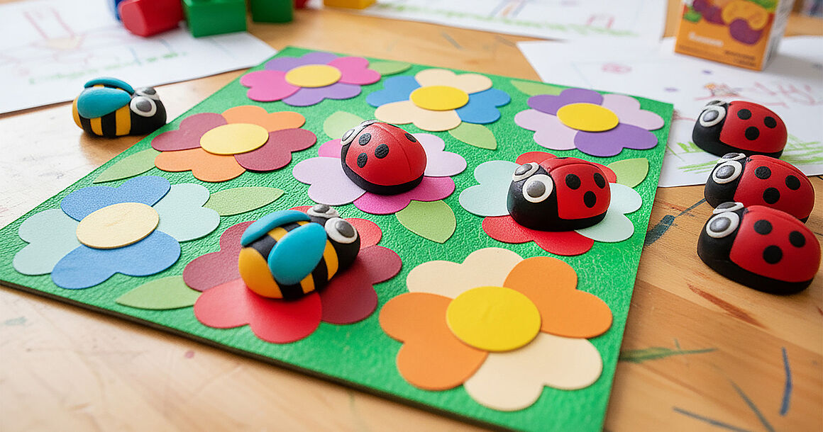 Tic Tac Toe Biene & Marienkäfer