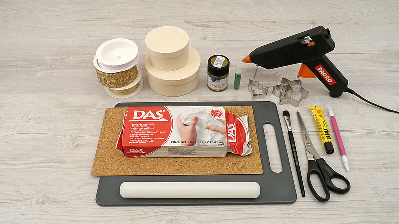 Keksdose aus Kork - Bastelmaterial