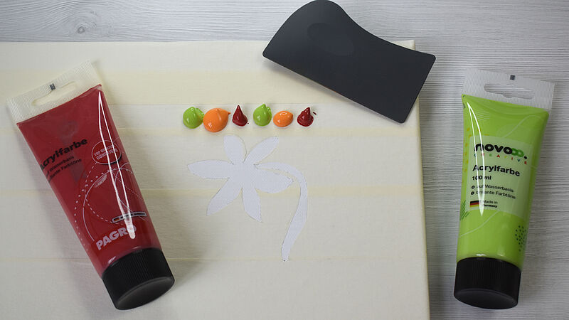 Squeegee-Painting-Bild - Schritt 4