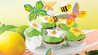 Muffindeko mit Tieren aus Fondant