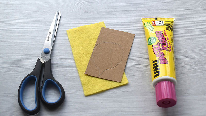 Filzgemüse - Schritt 1