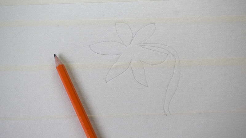 Squeegee-Painting-Bild - Schritt 2