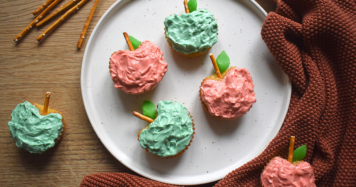 Apfel-Cupcakes