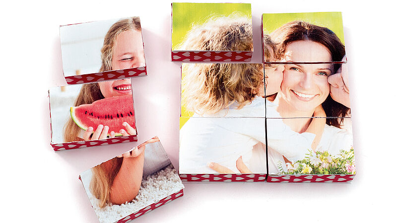 Muttertags-Fotopuzzle - Schritt 5