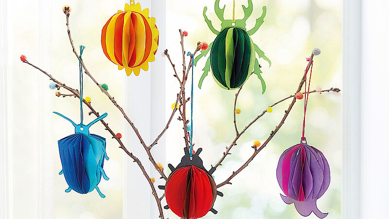 Waben-Anhänger - fertig