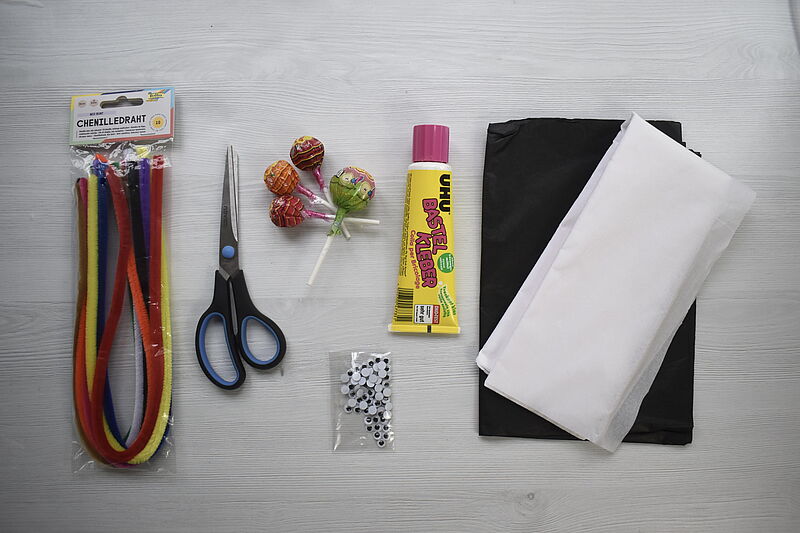 Halloween-Lollies - Material