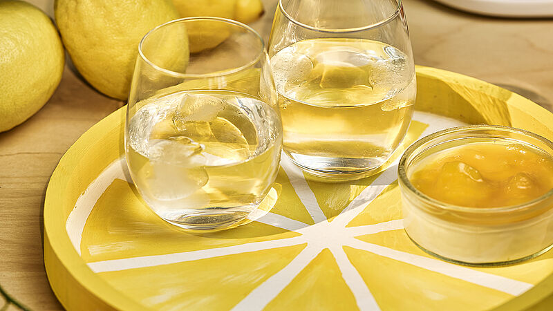 Zitronen-Tablett - fertig