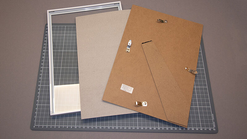 Memoboard in Blumenoptik - Material