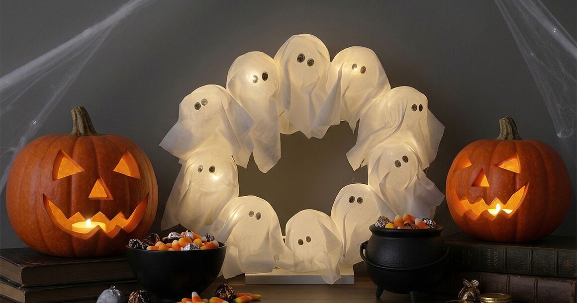 Halloween Geisterkranz