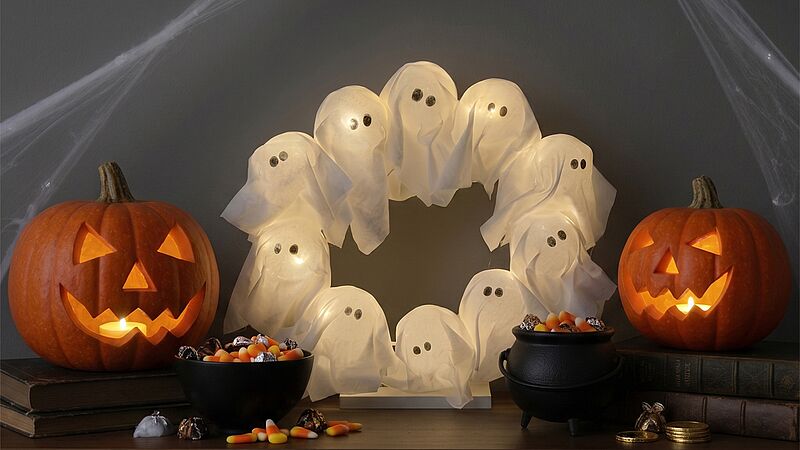 Halloween Geisterkranz - Final