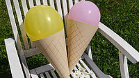 Deko für Eis-Party