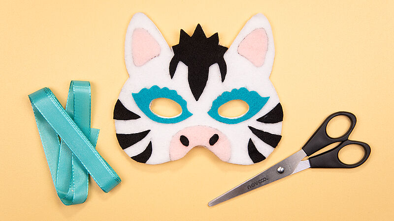 Coole Tiermaske aus Filz – Schritt 3