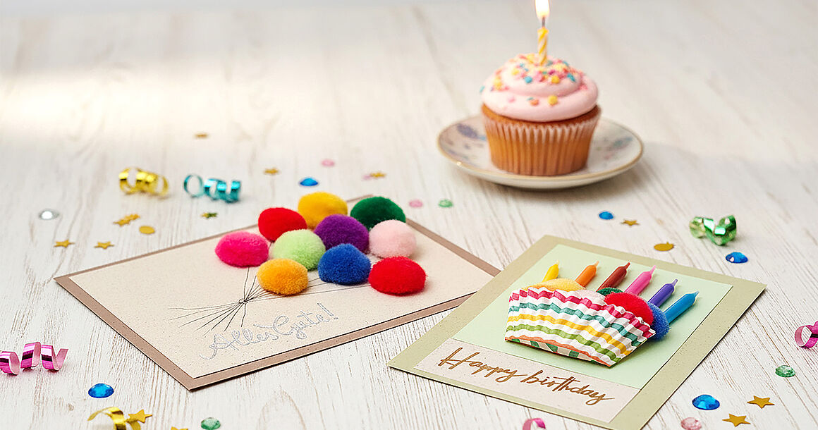Geburtstagsgrüße mit 3D-Effekt
