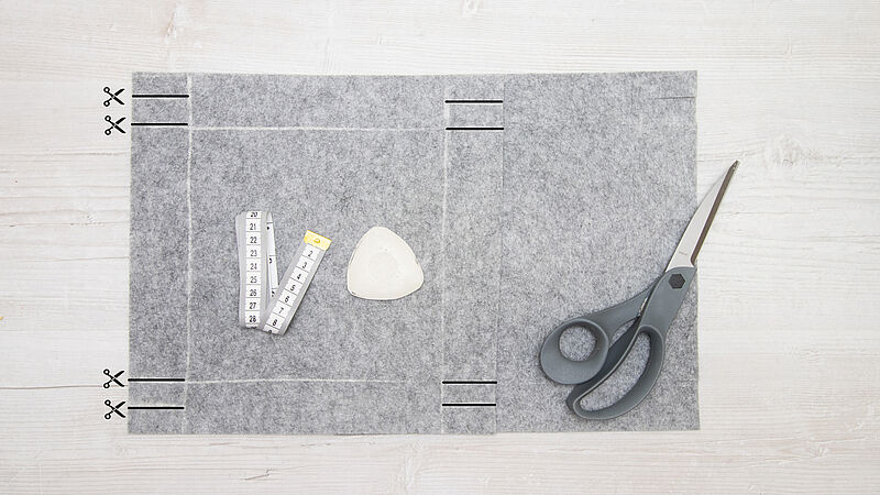 Ordnungshelfer aus Keilrahmen - Schritt 3