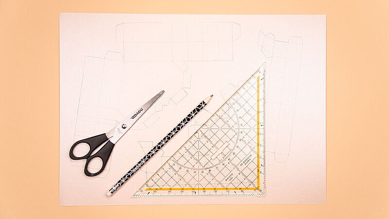 Diament-Herzbox - Schritt 1