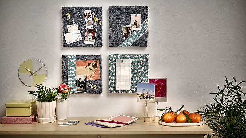 Ordnungshelfer aus Keilrahmen - fertig