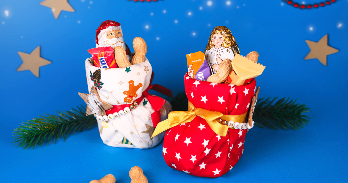 DIY Nikolostiefel aus Stoff