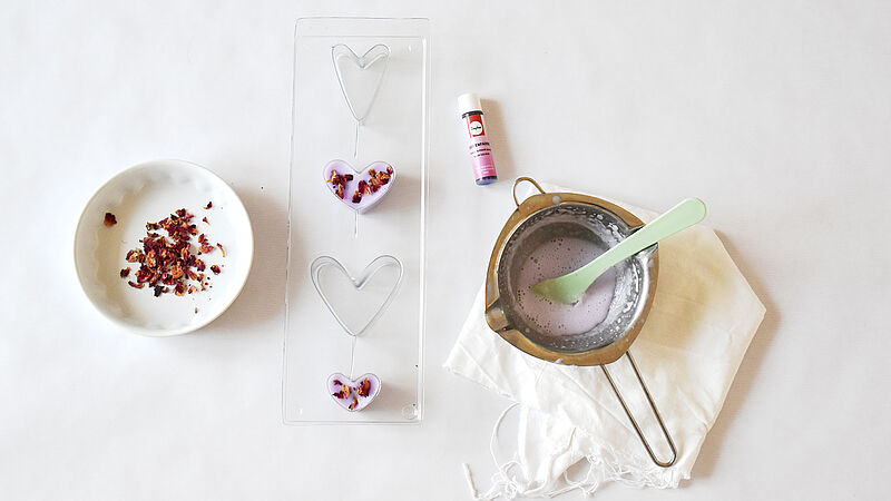 DIY Herzseife – Schritt 3
