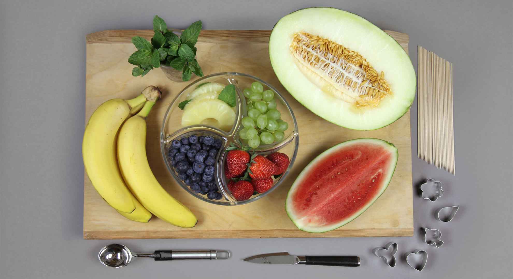 Obstsalat mal anders - Rezept