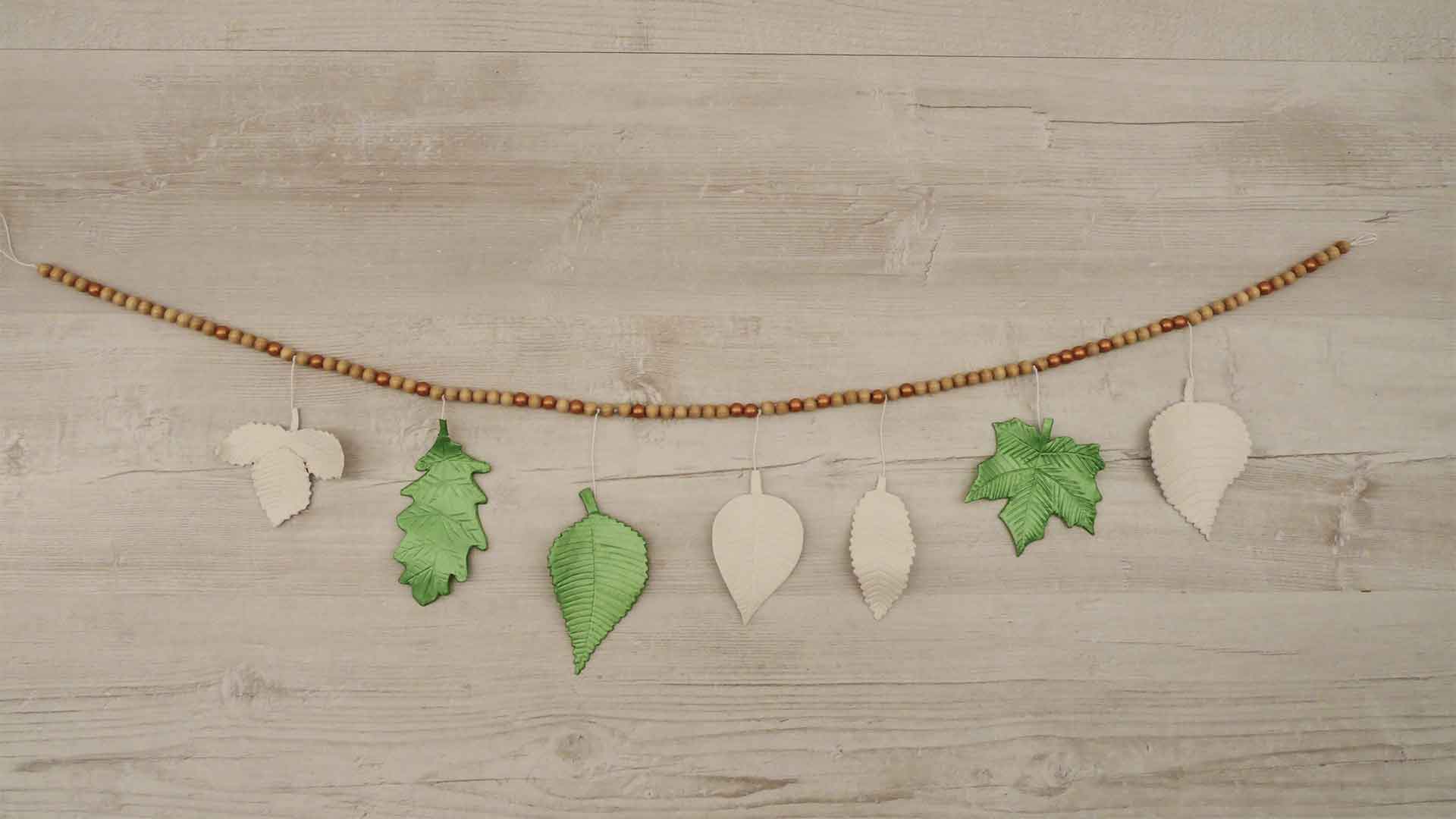 Herbstliche Girlande - Schritt 4