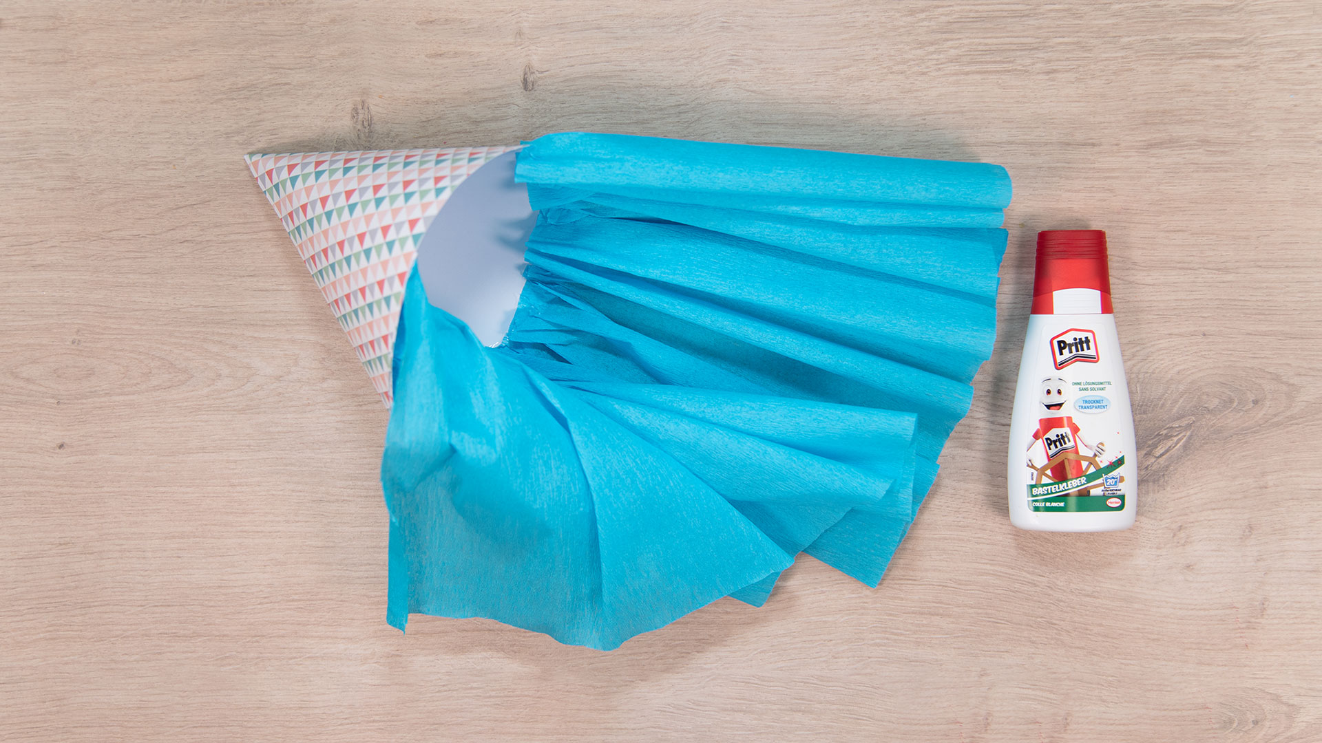 kleine Schultüte mit DIY Puzzle - Schritt 4