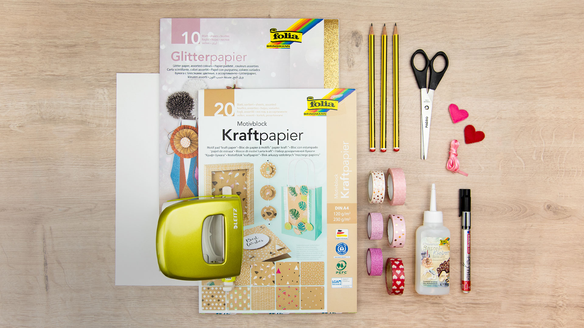 Liebespfeil-Bleistifte - Material